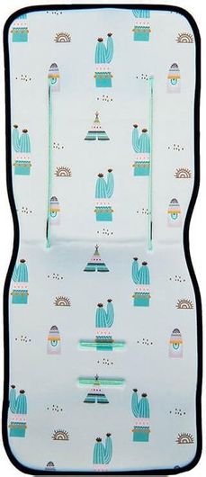 Στρώμα Καροτσιού X-treme Baby 37x80cm New Cactus Mint