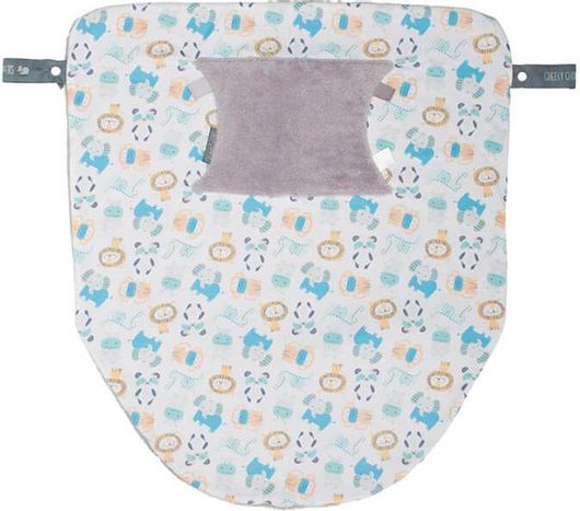 Κουβέρτα Καροτσιού Cheeky Chompers Γκρι Animals