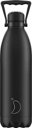 Μπουκάλι Θερμός Chilly's Original 1.8lt Inox Μαύρο