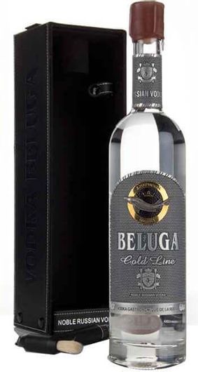 Beluga Gold Line 700ml με Δερμάτινο Κουτί Δώρου