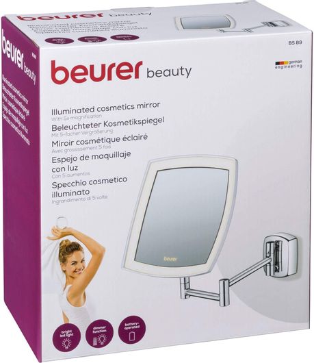  Καθρέπτης Μπάνιου με Φως Beurer BS 89 Ορθογώνιος 23.7x36.4cm