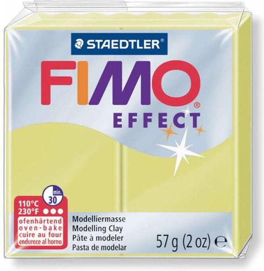 Πήλος Staedtler Fimo Fimo Effect Πολυμερικός 57 gr Κίτρινο