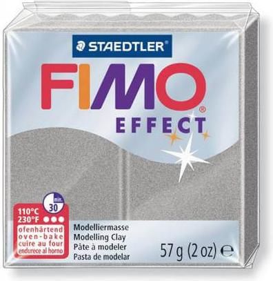 Πήλος Staedtler Fimo Fimo Effect Πολυμερικός 57 gr Γκρι