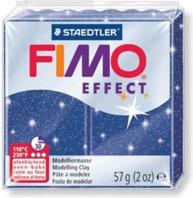 Πήλος Staedtler Fimo Fimo Effect Glitter Πολυμερικός 57 gr Μπλε