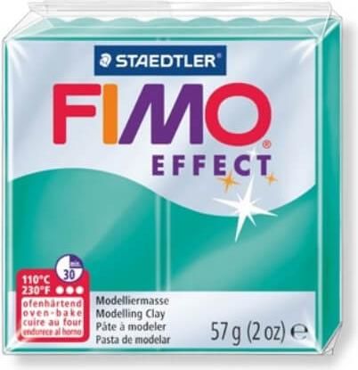 Πήλος Staedtler Fimo Fimo Effect Translucent Πολυμερικός 57 gr Πράσινο