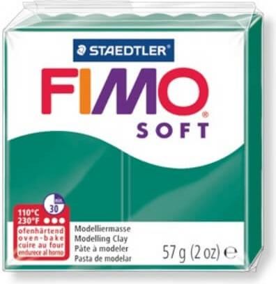 Πήλος Staedtler Fimo Fimo Soft Emerald Πολυμερικός 57 gr Πράσινο