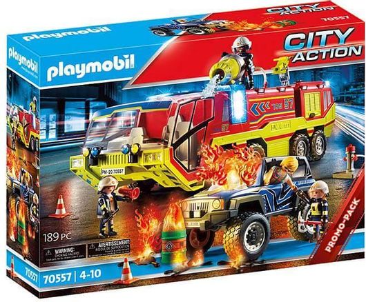 Playmobil City Action Πυροσβεστική Υπηρεσία με Όχημα για 4+ Ετών