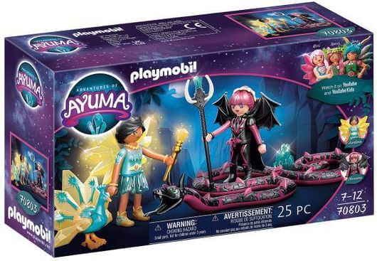Playmobil Ayuma Crystal Fairy και Bat Fairy με μαγικά ζώα για 7-12 ετών