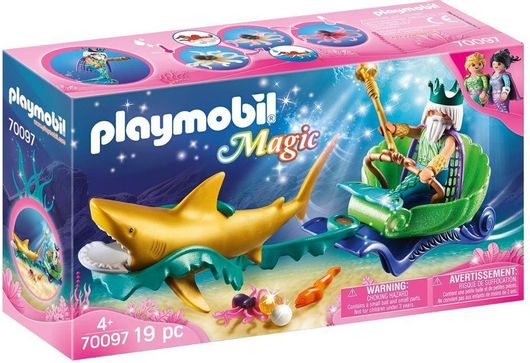 Playmobil Magic Sea King with Shark Carriage 70097 για 4+ ετών