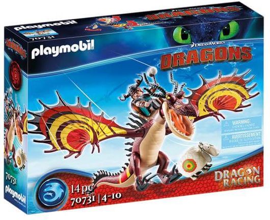 Playmobil Dragons Μύξαρχος και Τσιγκελοδόντης για 4-10 ετών