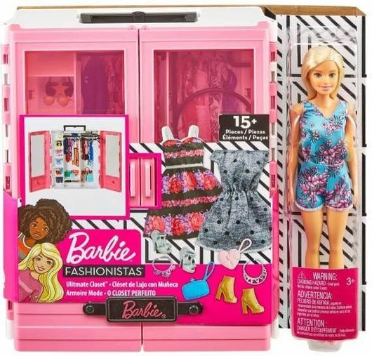 Κούκλα Mattel Barbie Fashionistas Η Νέα Ντουλάπα της Barbie για 3+ Ετών