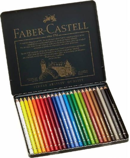 Ξυλομπογιές Faber-Castell Polychromos Σετ 24 τμχ Πολύχρωμο