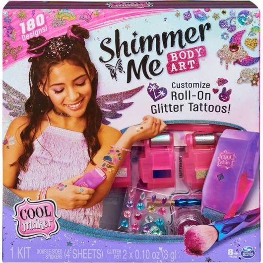 Παιχνίδι Ομορφιάς Spin Master Cool Maker Shimmer Me Body Art With Roller για 8+