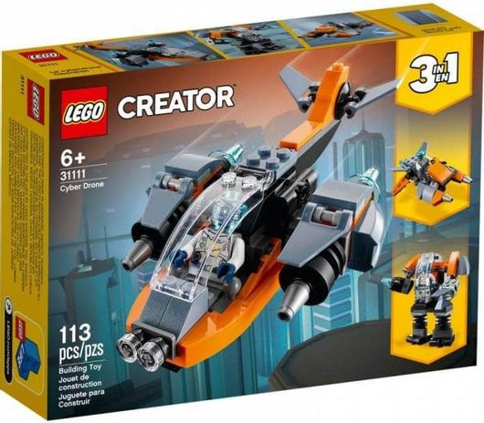 Lego Creator: 3 In 1 Cyber Drone για 6+ ετών