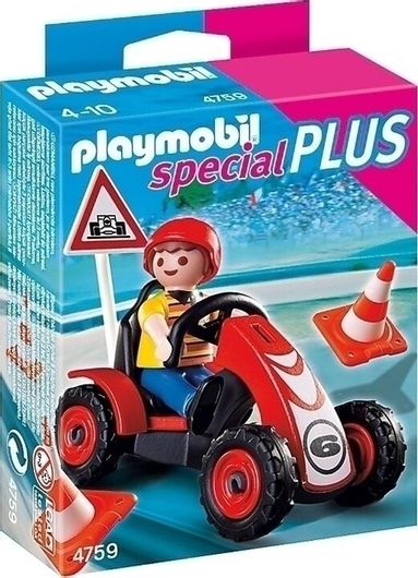 Playmobil Special Plus για 4-10 Ετών Αγόρι Με Αγωνιστικό Go-Kart #4759