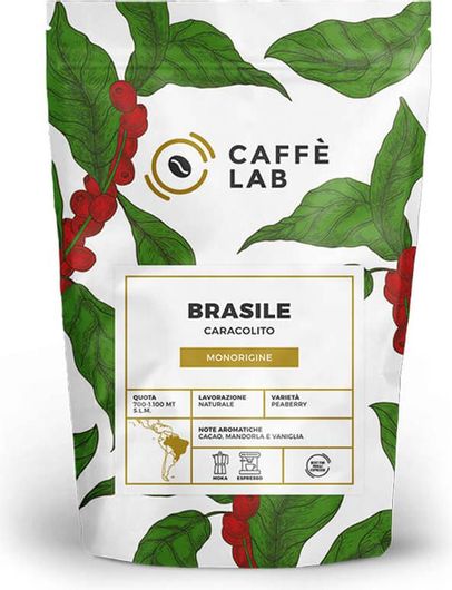 Καφές Espresso Caffè Lab Brasile Caracolito 250g σε κόκκους