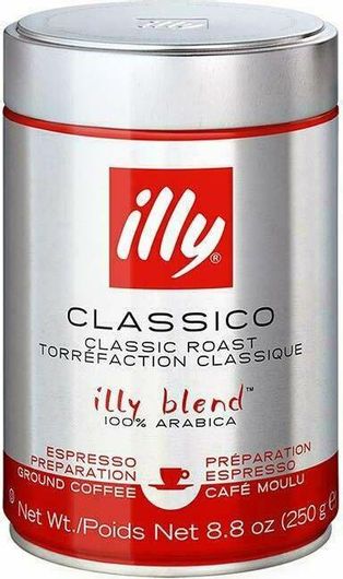 Καφές Illy 01-02-0001 Espresso Classic Arabica Αλεσμένος 250gr