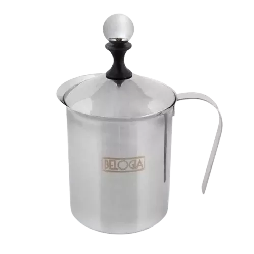 Belogia Γαλατιέρα Barista Χειροκίνητη Αφρογαλιέρα Inox 400ml