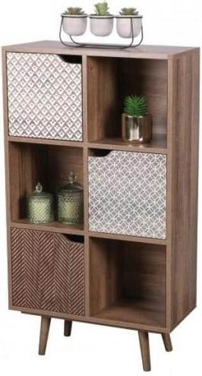 Βιβλιοθήκη OEM με Ράφια & Ντουλάπια 59.6x29x105cm Ξύλινη