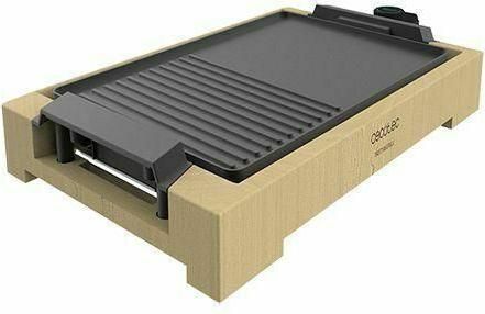 Ηλεκτρική Γκριλιέρα Cecotec Πλάκα 2000W με Ξύλινη Βάση Bamboo CEC-03058