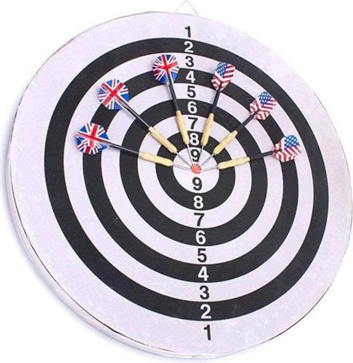 Παιχνίδι Στόχος Eddy Toys με Βελάκια 45x45x45cm