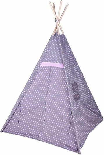 Παιδική Σκηνή Δωματίου Γκρι & Ροζ 103x103x160cm