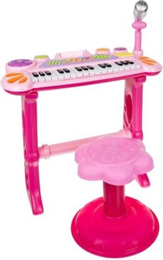 Παιδικό Πιάνο με Σκαμπό & Μικρόφωνο 45x22x60cm