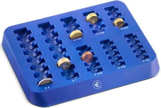 Θήκη Κερμάτων Turikan Επιτραπέζια8 Θέσεων 25.5 x 20.5 x 3 cm Μπλε