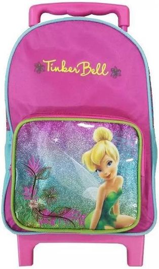 Σχολική Τσάντα Νηπίου Gim Τρόλεϊ Tinkerbell Ροζ