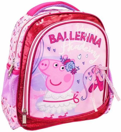 Σχολική Τσάντα Νηπίου Διακάκης Peppa Pig Ballerina Πλάτης Ροζ