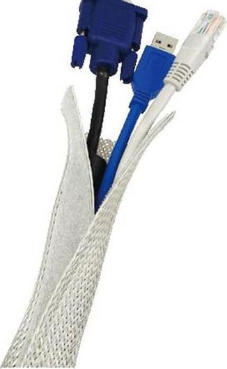 Πλέγμα LogiLink KAB0007 για Καλώδια 1.8m Γκρι