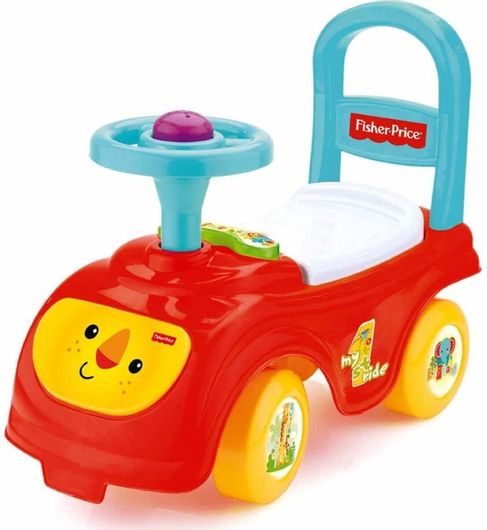 Περπατούρα Fisher Price My First Ride Crawl and Push Along Car Κόκκινη