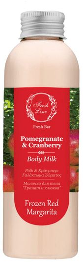 Σετ Περιποίησης Fresh Line Red Temptation Pomegranate & Cranberry Shower Gel 200ml, Body Milk 200ml