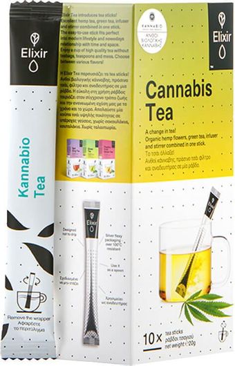 Τσάι Πράσινο Kannabio Elixir 10 Φακελάκια 20gr