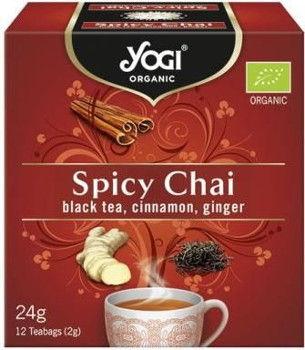 Yogi Tea Spicy Chai Black Tea Cinnamon 12 Φακελάκια
