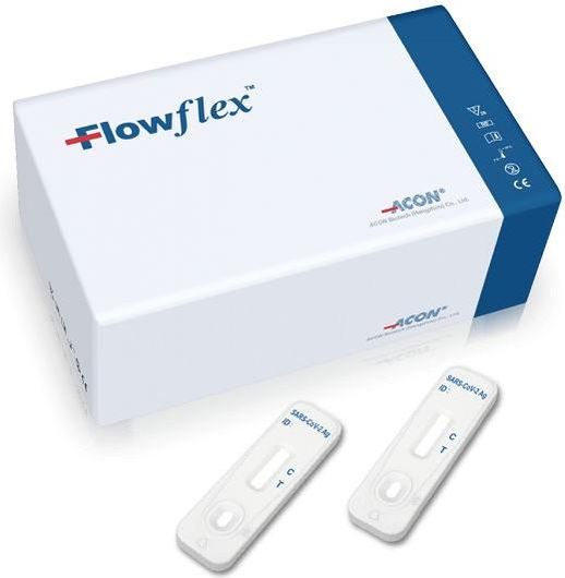 Acon FlowFlex SARS-Cov-2 Antigen Rapid Test Αυτοδιαγνωστικό Τεστ Ταχείας Ανίχνευσης Αντιγόνων με Ρινικό Δείγμα 25τμχ