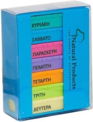 Θήκη Χαπιών Natural Products Εβδομαδιαία 3 Θέσεων 1Τμχ