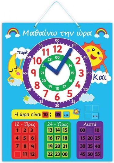 Πίνακας Παιχνίδι 50/50 Games Μαθαίνω Την Ώρα