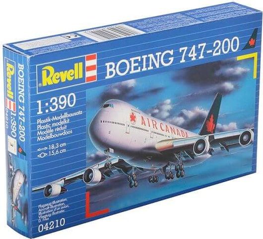 Στατικό Μοντέλο Revell Boeing 747-200 Air Canada 1:390 Level 3