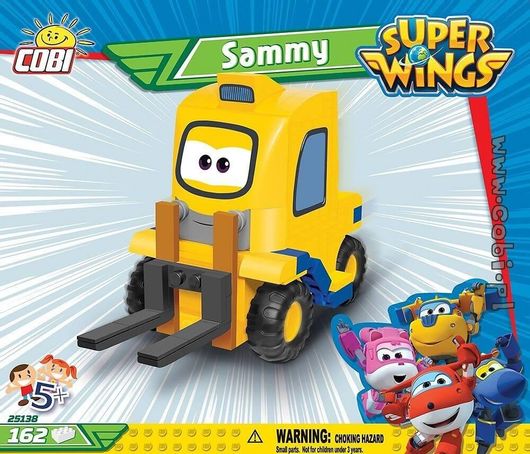 Τουβλάκια Cobi 25138 Sammy Super Wings για 5+ Ετών 162τμχ