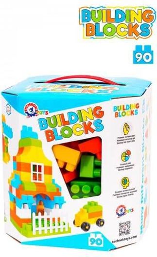 Τουβλάκια Κουτί Technok Toys 3+ Ετών 90τμχ για Αγόρια 16573