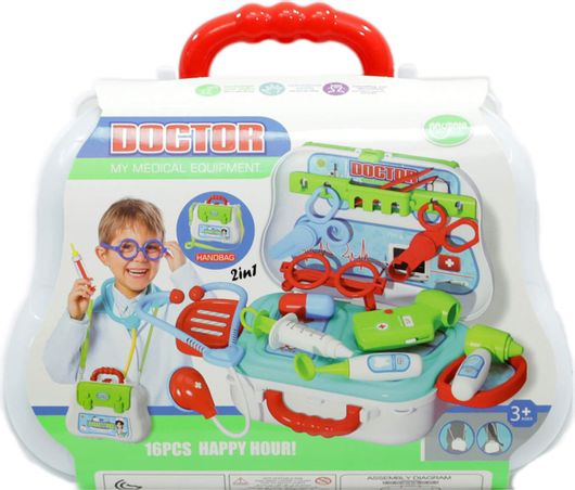 Παιδικό Ιατρικό Σετ Kider Toys 3+ Ετών 16τμχ