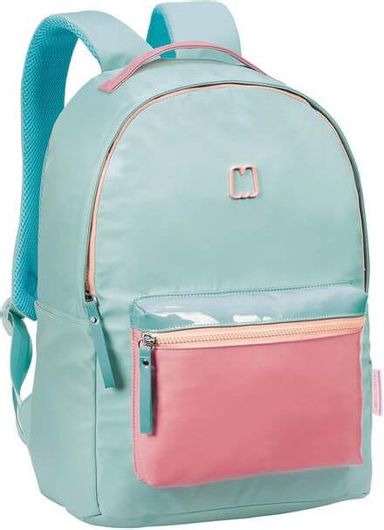 Σχολική Τσάντα Δημοτικού Marshmallow Πλάτης Duo Vinyl 33x15x43cm Μπλε