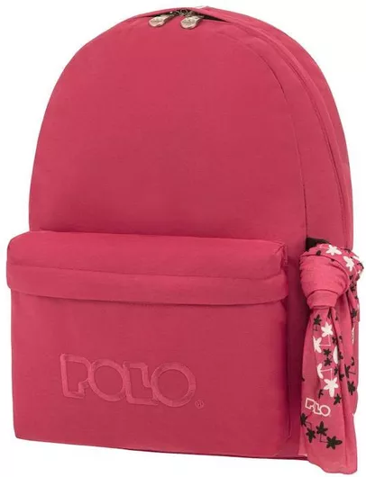 Σχολική Τσάντα Γυμνασίου / Λυκείου Πλάτης Polo Original 600D Φούξια