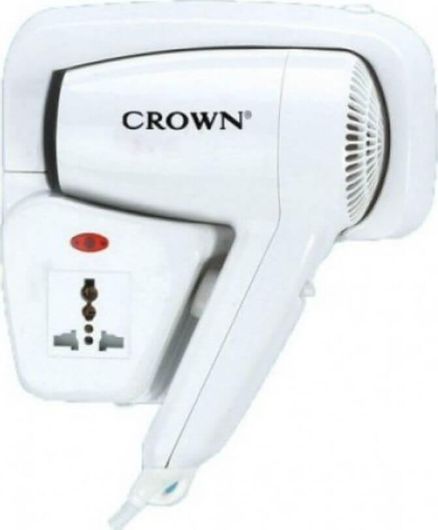 Σεσουάρ Ξενοδοχείου Crown CHD-1201 WS 1.2 kW Λευκό