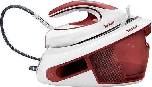 Σύστημα Σιδερώματος Tefal Express Anti-Calc SV8030 Πίεσης 6.2 bar με Δοχείο 1.8 lt Λευκό/Κόκκινο