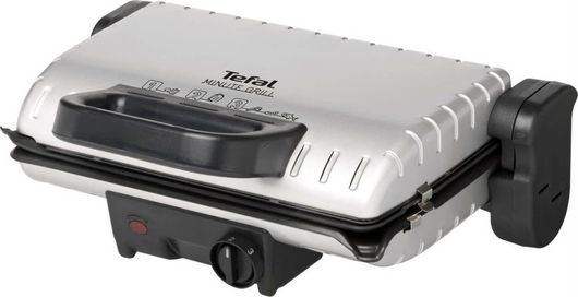 Τοστιέρα Tefal Minute Grill GC2050 Γκριλιέρα με Αποσπώμενες Πλάκες 1600W Inox