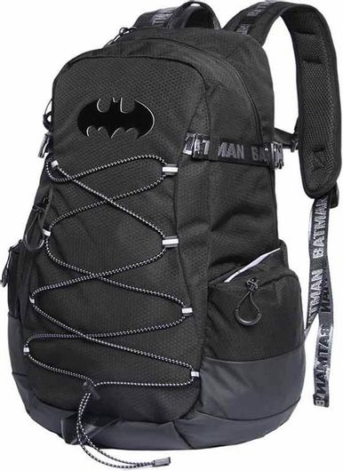 Σχολική Τσάντα Πλάτης Δημοτικού Karactermania Dc Comics Batman Μαύρο