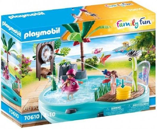 Playmobil Family Fun Small Pool with Water Sprayer για 4-10 ετών