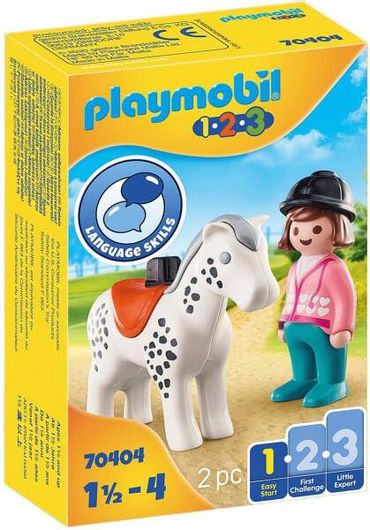 Playmobil 123 Rider with Horse για 1.5+ Ετών #70404
